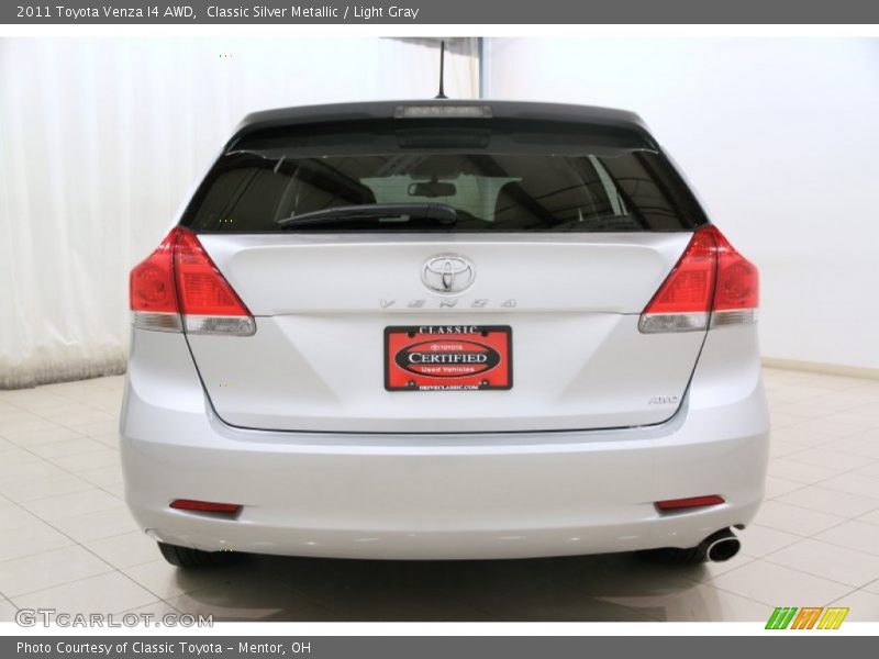 Classic Silver Metallic / Light Gray 2011 Toyota Venza I4 AWD