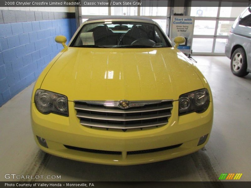 Classic Yellow / Dark Slate Gray 2008 Chrysler Crossfire Limited Roadster