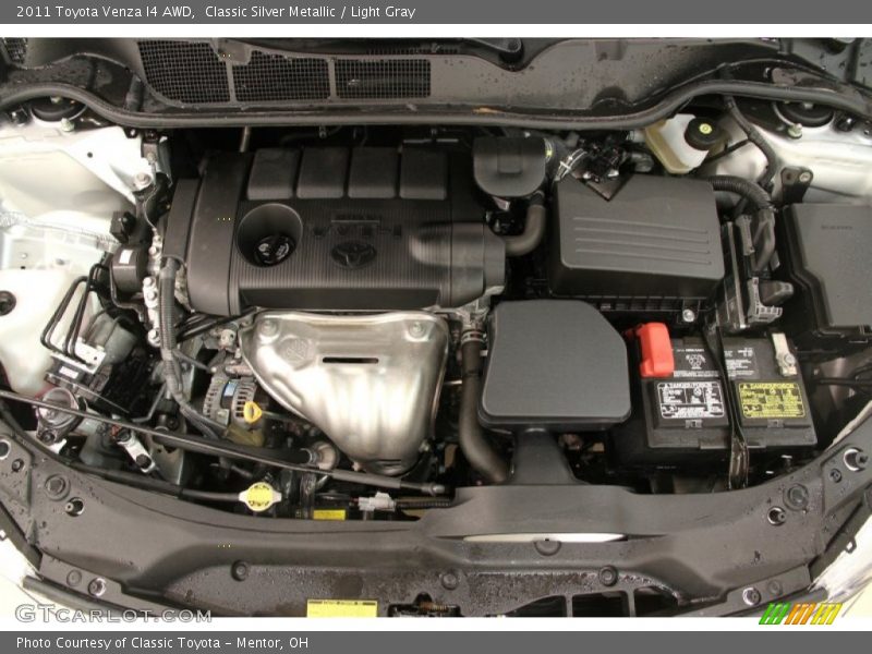  2011 Venza I4 AWD Engine - 2.7 Liter DOHC 16-Valve Dual VVT-i 4 Cylinder
