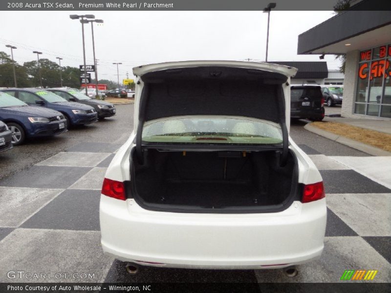 Premium White Pearl / Parchment 2008 Acura TSX Sedan