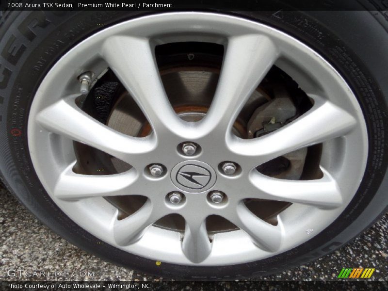 Premium White Pearl / Parchment 2008 Acura TSX Sedan