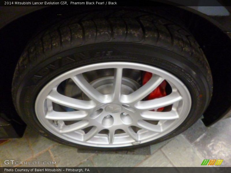 Phantom Black Pearl / Black 2014 Mitsubishi Lancer Evolution GSR