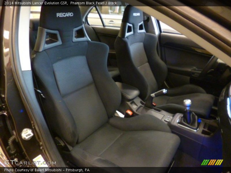 Phantom Black Pearl / Black 2014 Mitsubishi Lancer Evolution GSR