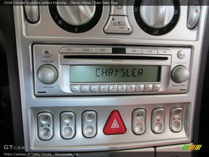 Controls of 2008 Crossfire Limited Roadster