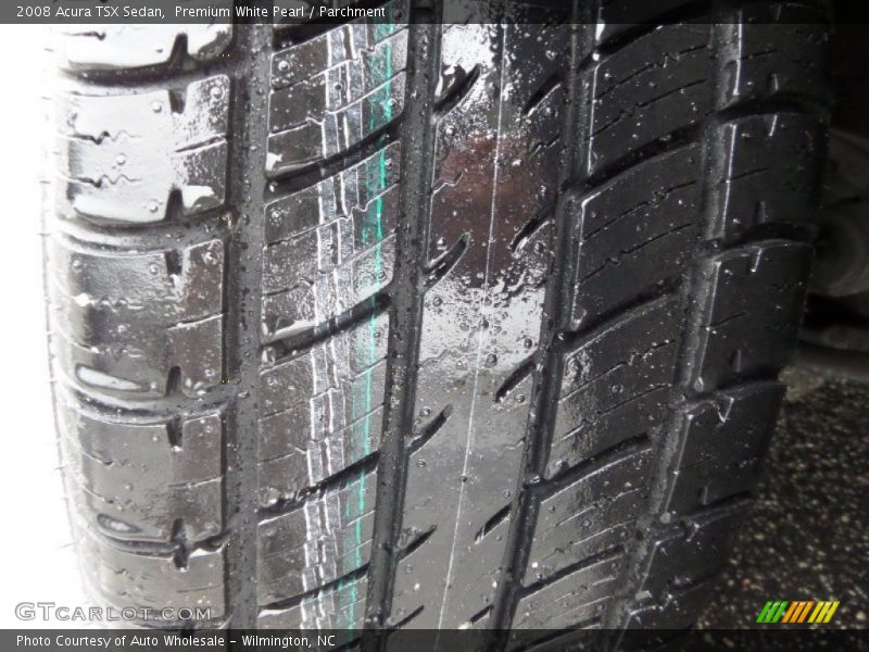 Premium White Pearl / Parchment 2008 Acura TSX Sedan