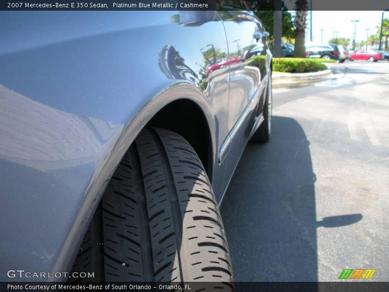 Platinum Blue Metallic / Cashmere 2007 Mercedes-Benz E 350 Sedan
