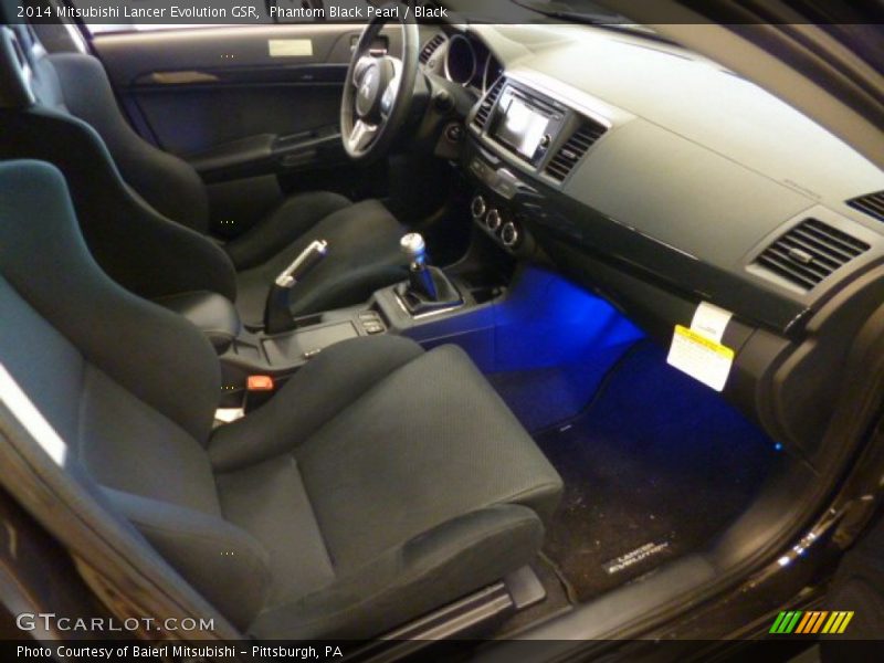 Phantom Black Pearl / Black 2014 Mitsubishi Lancer Evolution GSR
