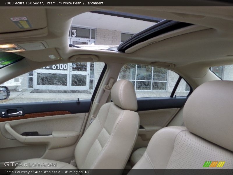 Premium White Pearl / Parchment 2008 Acura TSX Sedan