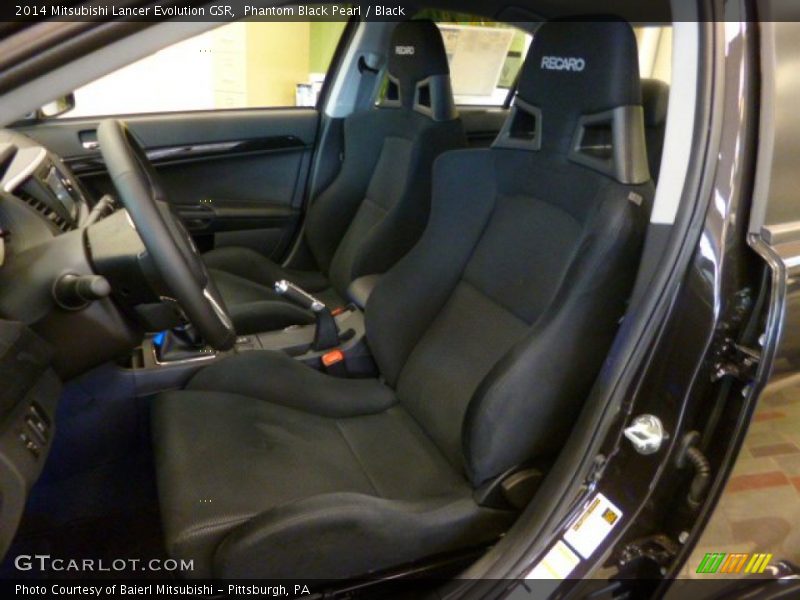 Phantom Black Pearl / Black 2014 Mitsubishi Lancer Evolution GSR