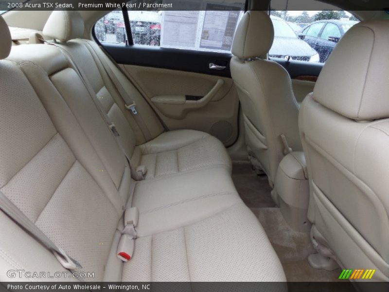 Premium White Pearl / Parchment 2008 Acura TSX Sedan