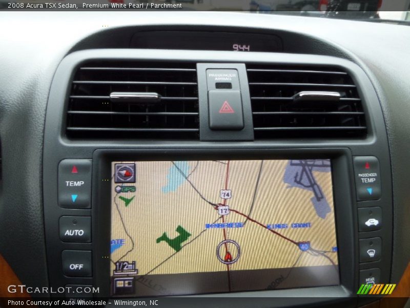 Premium White Pearl / Parchment 2008 Acura TSX Sedan
