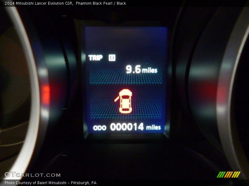 Phantom Black Pearl / Black 2014 Mitsubishi Lancer Evolution GSR