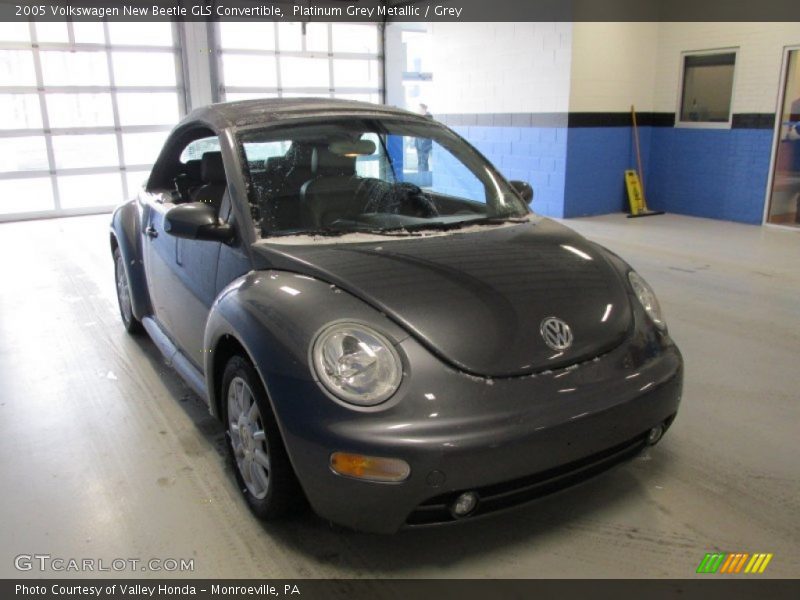 Platinum Grey Metallic / Grey 2005 Volkswagen New Beetle GLS Convertible