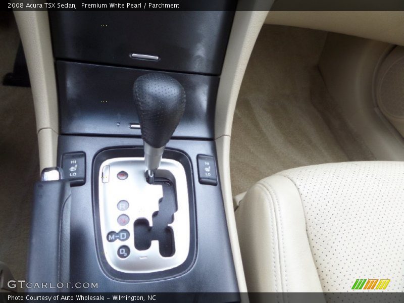 Premium White Pearl / Parchment 2008 Acura TSX Sedan