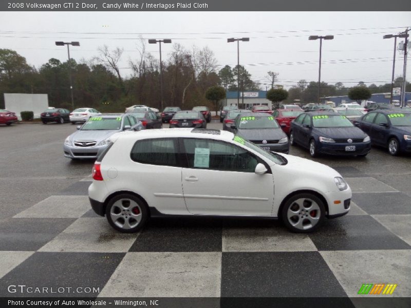 Candy White / Interlagos Plaid Cloth 2008 Volkswagen GTI 2 Door