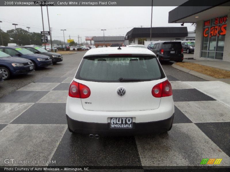 Candy White / Interlagos Plaid Cloth 2008 Volkswagen GTI 2 Door