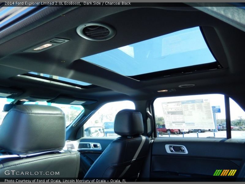 Sunroof of 2014 Explorer Limited 2.0L EcoBoost