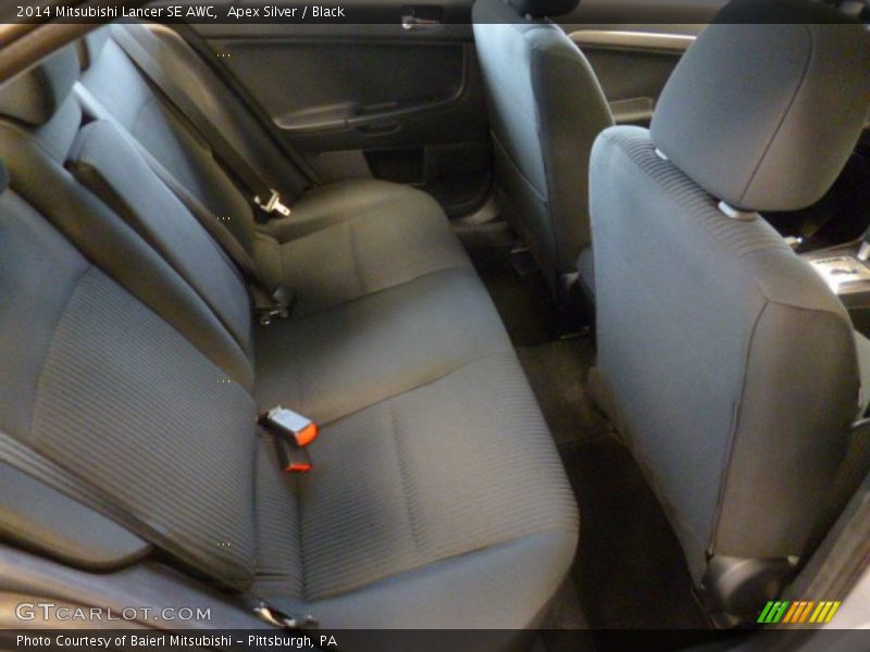 Rear Seat of 2014 Lancer SE AWC