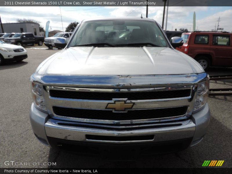 Sheer Silver Metallic / Light Titanium/Ebony 2011 Chevrolet Silverado 1500 LT Crew Cab