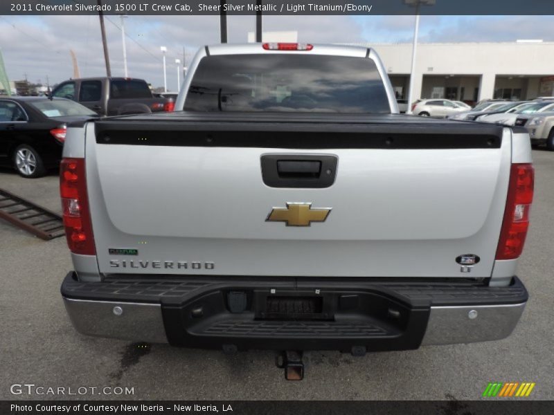 Sheer Silver Metallic / Light Titanium/Ebony 2011 Chevrolet Silverado 1500 LT Crew Cab