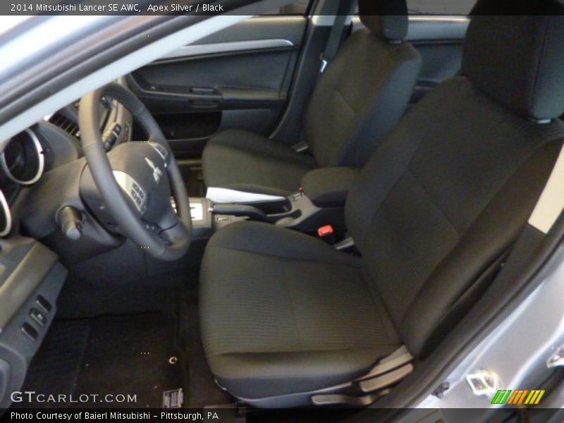 Front Seat of 2014 Lancer SE AWC