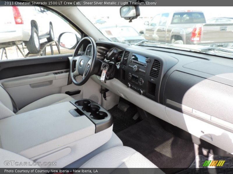 Sheer Silver Metallic / Light Titanium/Ebony 2011 Chevrolet Silverado 1500 LT Crew Cab
