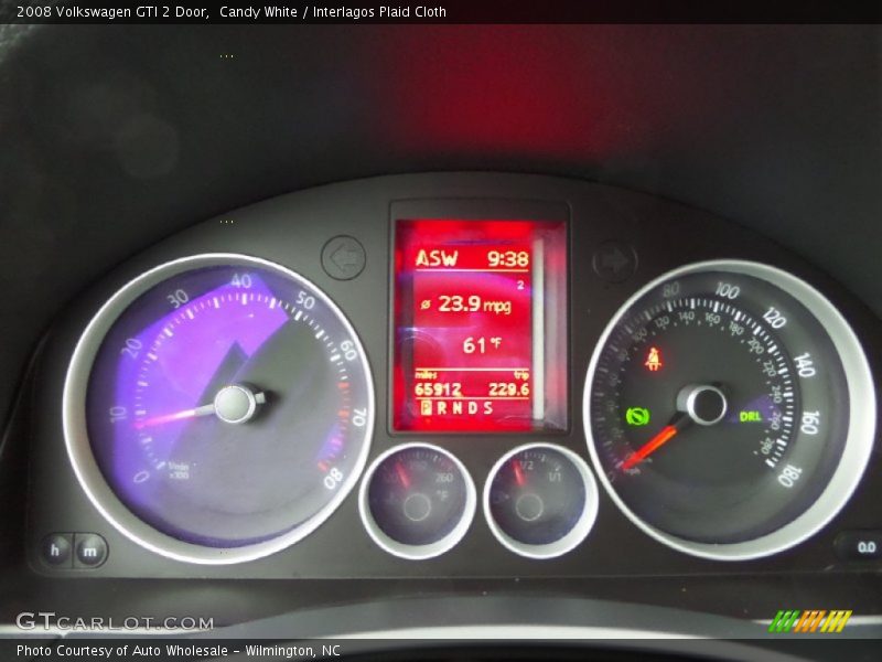  2008 GTI 2 Door 2 Door Gauges