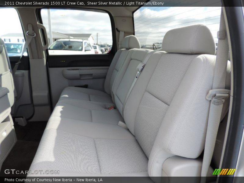 Sheer Silver Metallic / Light Titanium/Ebony 2011 Chevrolet Silverado 1500 LT Crew Cab