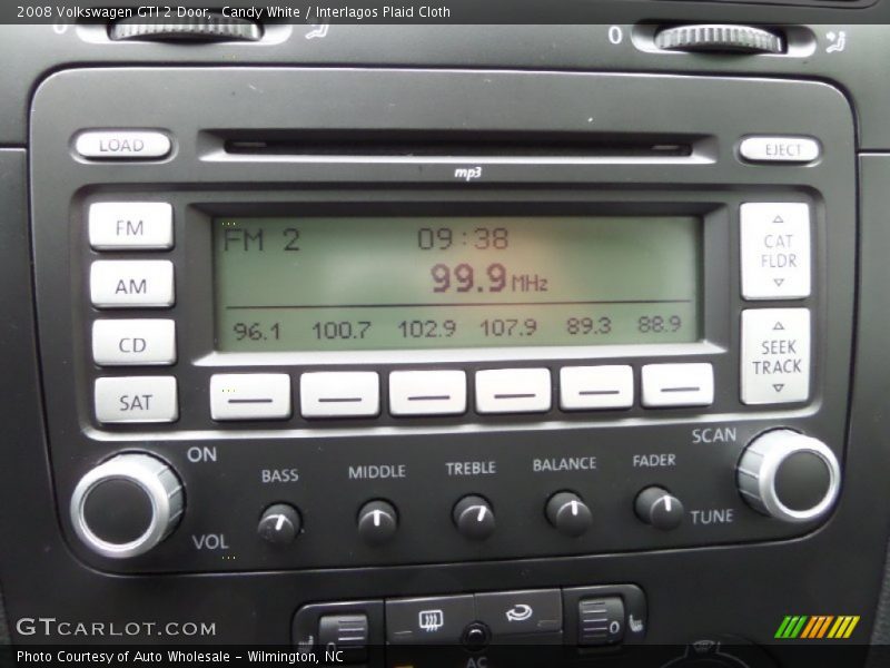 Audio System of 2008 GTI 2 Door