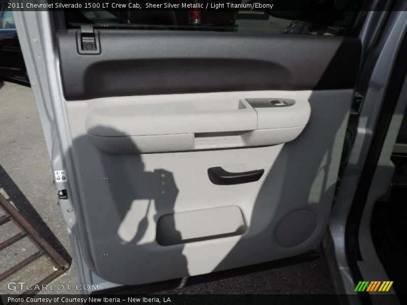 Sheer Silver Metallic / Light Titanium/Ebony 2011 Chevrolet Silverado 1500 LT Crew Cab