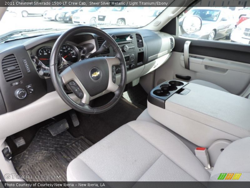 Sheer Silver Metallic / Light Titanium/Ebony 2011 Chevrolet Silverado 1500 LT Crew Cab