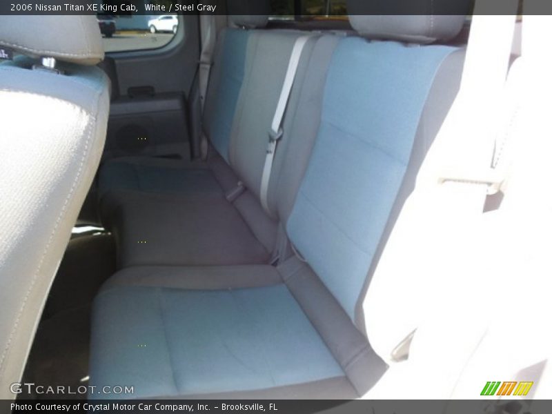 White / Steel Gray 2006 Nissan Titan XE King Cab