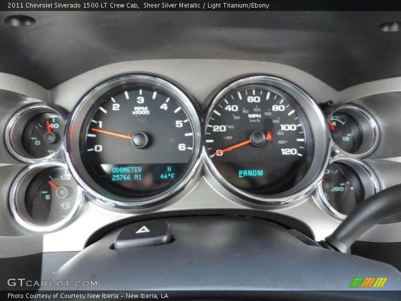 Sheer Silver Metallic / Light Titanium/Ebony 2011 Chevrolet Silverado 1500 LT Crew Cab