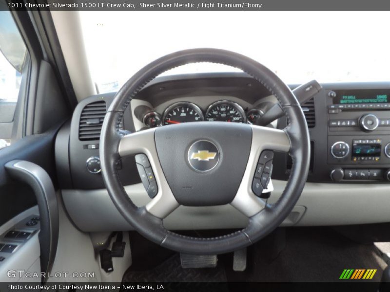 Sheer Silver Metallic / Light Titanium/Ebony 2011 Chevrolet Silverado 1500 LT Crew Cab