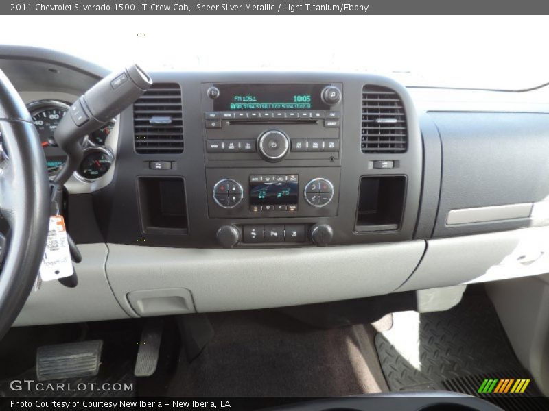Sheer Silver Metallic / Light Titanium/Ebony 2011 Chevrolet Silverado 1500 LT Crew Cab