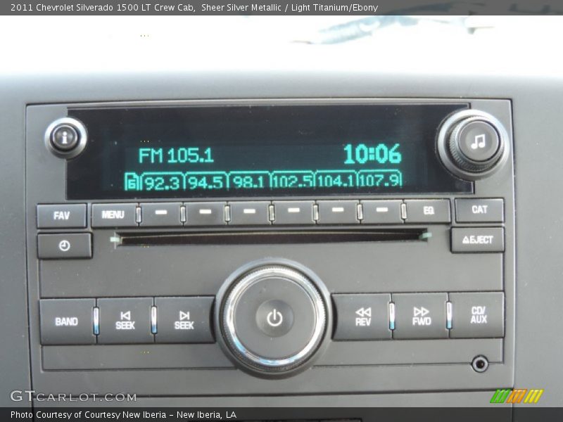 Sheer Silver Metallic / Light Titanium/Ebony 2011 Chevrolet Silverado 1500 LT Crew Cab