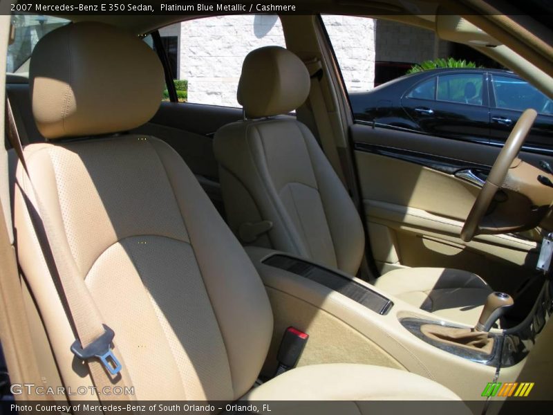 Platinum Blue Metallic / Cashmere 2007 Mercedes-Benz E 350 Sedan