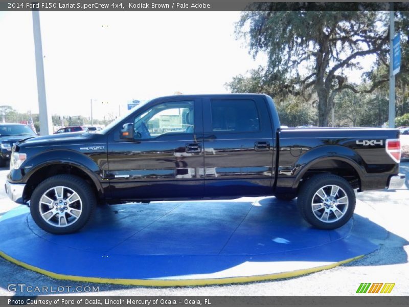 Kodiak Brown / Pale Adobe 2014 Ford F150 Lariat SuperCrew 4x4