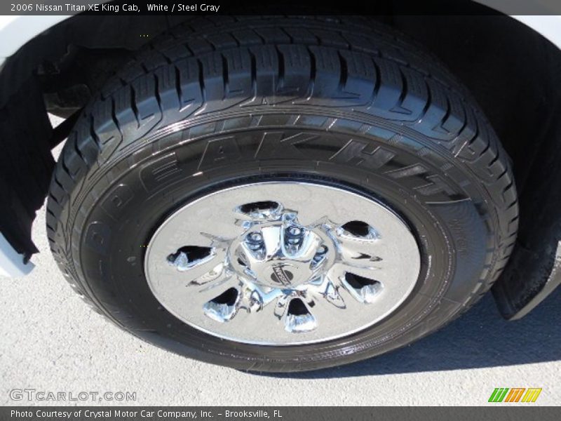 White / Steel Gray 2006 Nissan Titan XE King Cab