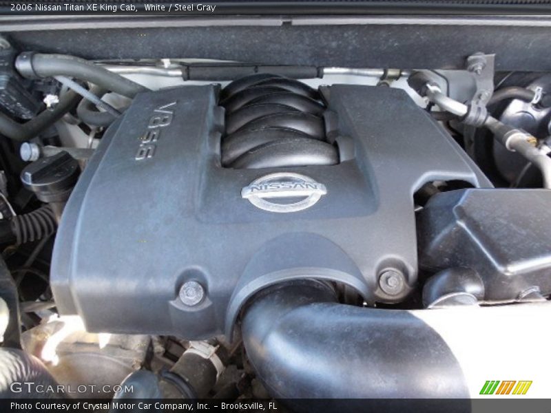 White / Steel Gray 2006 Nissan Titan XE King Cab