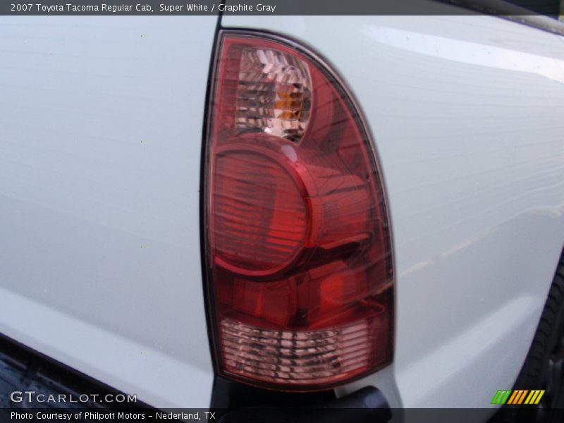 Super White / Graphite Gray 2007 Toyota Tacoma Regular Cab
