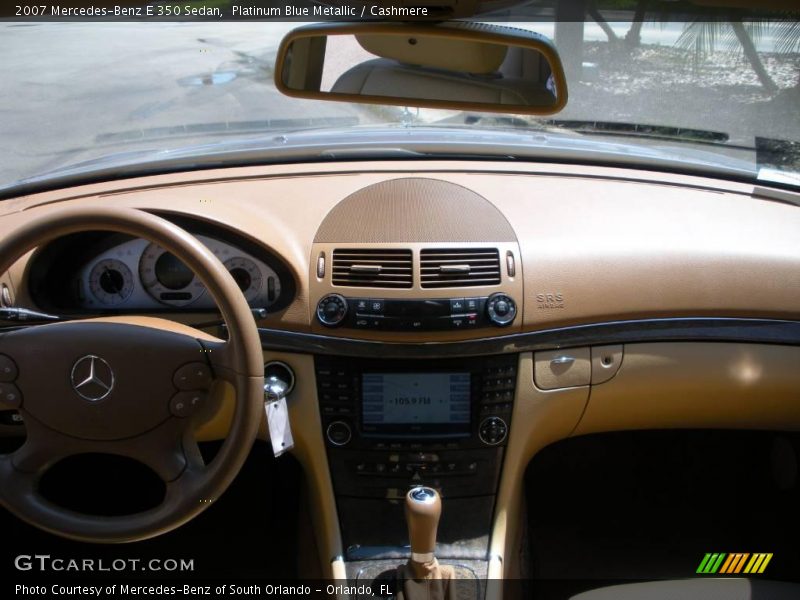 Platinum Blue Metallic / Cashmere 2007 Mercedes-Benz E 350 Sedan