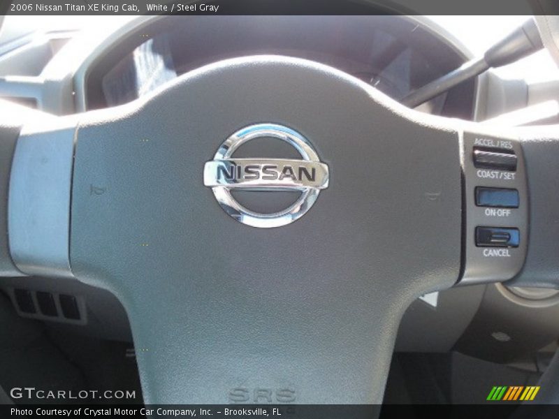 White / Steel Gray 2006 Nissan Titan XE King Cab