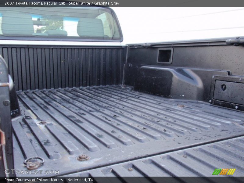 Super White / Graphite Gray 2007 Toyota Tacoma Regular Cab