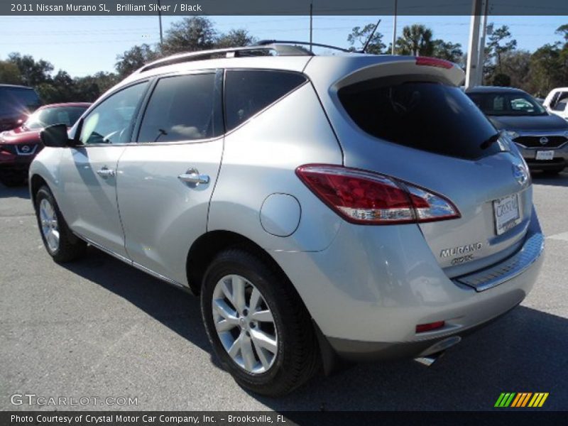 Brilliant Silver / Black 2011 Nissan Murano SL