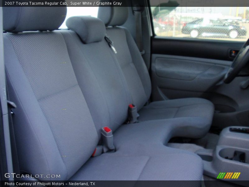 Super White / Graphite Gray 2007 Toyota Tacoma Regular Cab