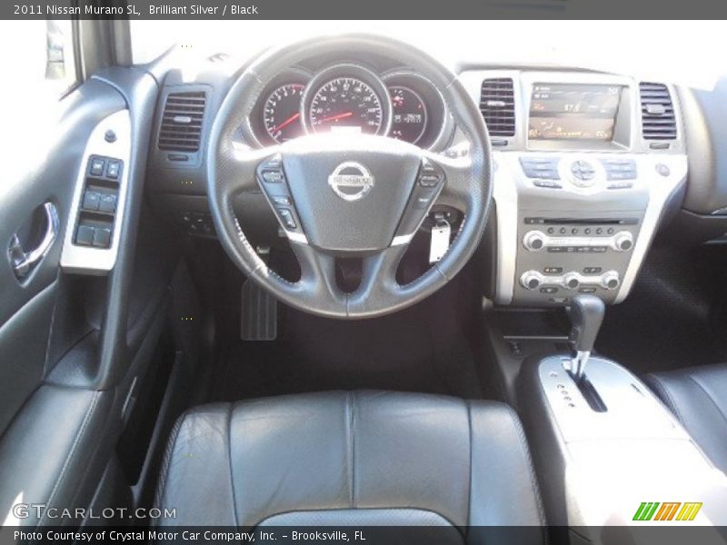 Brilliant Silver / Black 2011 Nissan Murano SL