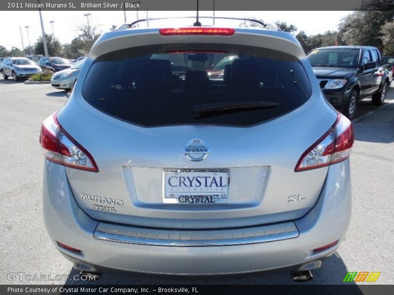Brilliant Silver / Black 2011 Nissan Murano SL