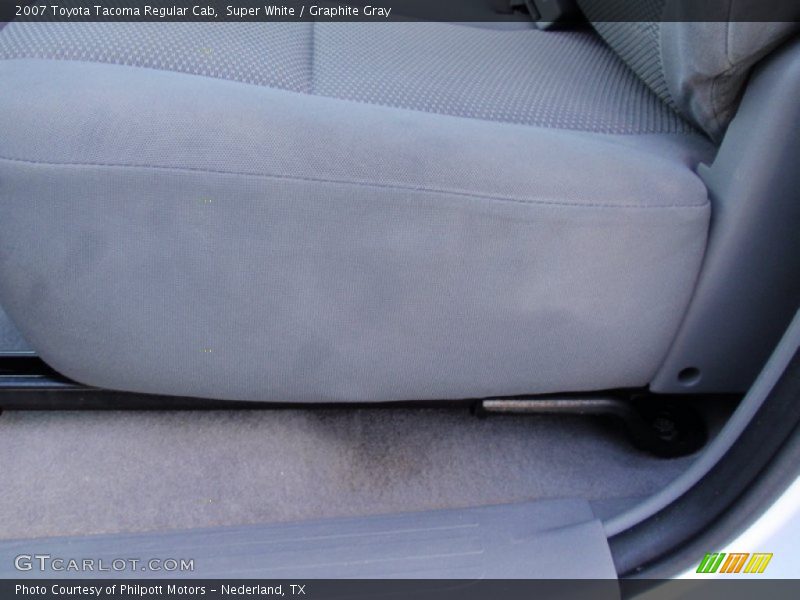Super White / Graphite Gray 2007 Toyota Tacoma Regular Cab