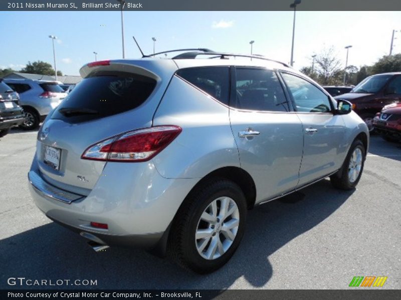 Brilliant Silver / Black 2011 Nissan Murano SL